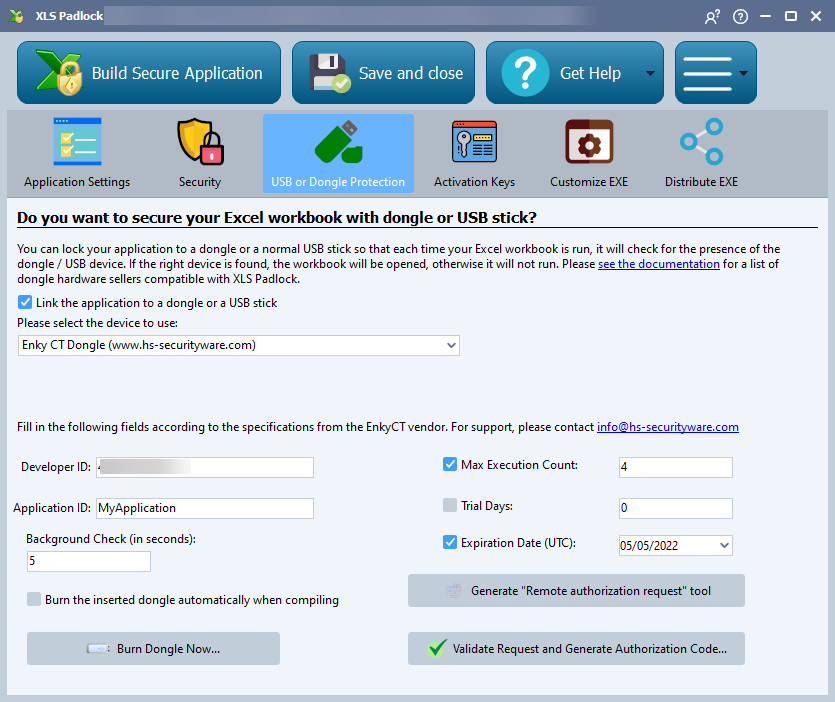 Dongle and USB stick security