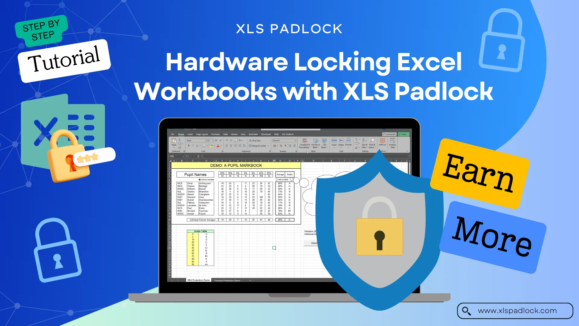 XLS Padlock Excel hardware locking